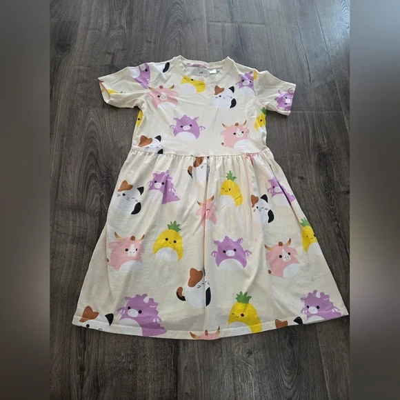 Girls Squishmallows Dress Size 8/10 - Picture 3 of 4
